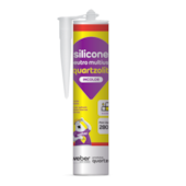 Silicone Neutro Multiuso Transparente 280g Quartzolit