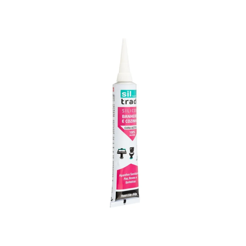 Silicone para Banheiro e Cozinha 50g Incolor Siltrade