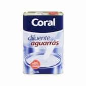 Solvente Aguarrás 5L Coral Incolor