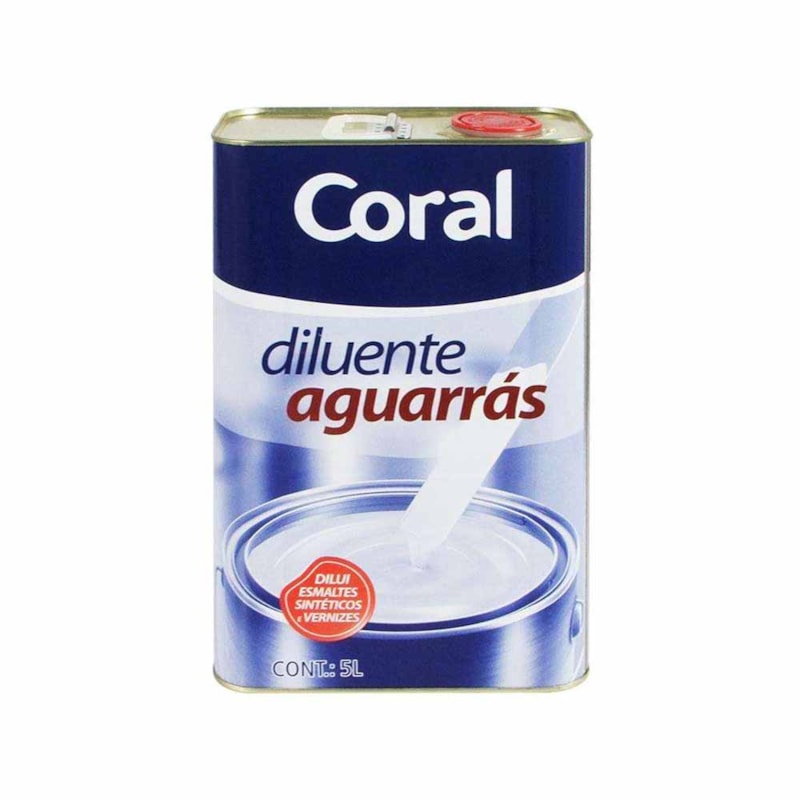 Solvente Aguarrás 5L Coral Incolor