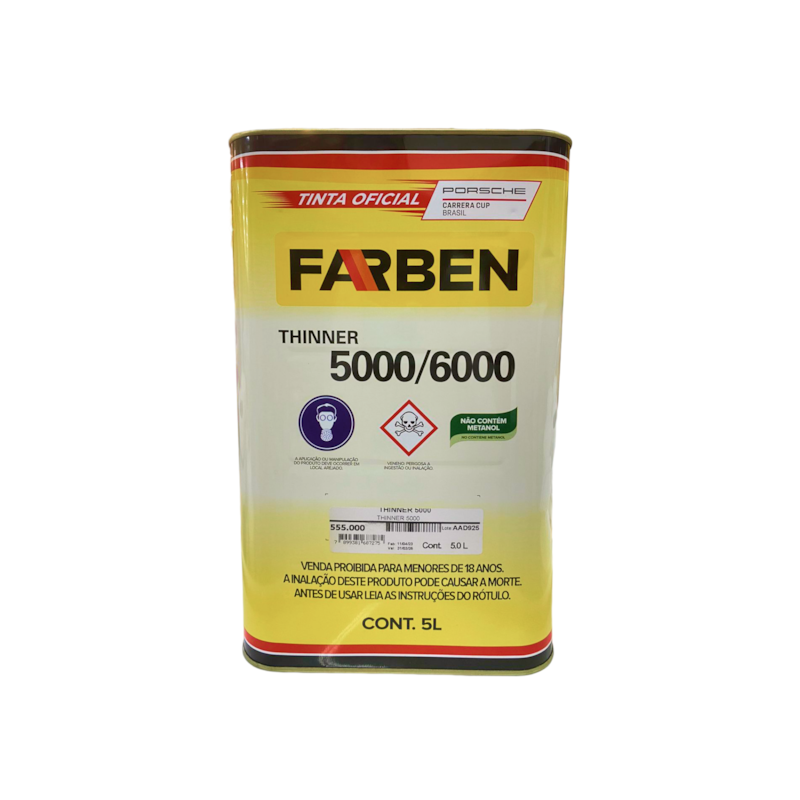 Solvente Thinner 5000 5L Farben