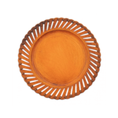 Sousplast Leakead Bronze Plástico 30cm Mimo Style Sousplast Leakead Bronze Plástico 30cm Mimo Style