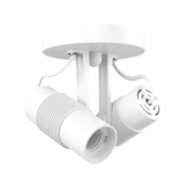 Spot Basic 2xE27 Branco Avant