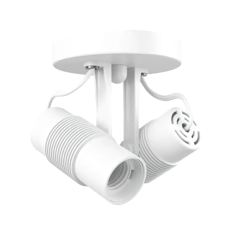 Spot Basic 2xE27 Branco Avant