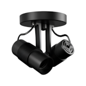 Spot Basic 2XE27 Preto Avant