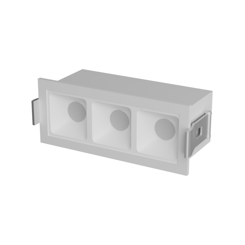 Spot Dots Embutir Quadrado 6W 2700K/6500K Branco Deluxe Avant