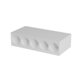 Spot Dots Sobrepor Redondo 10W 2700K/6500K Branco Deluxe Avant