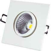 Spot LED 10W Embutir Quadrado 3000K Par30 Taschibra