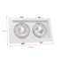 Spot LED 14W Evidence Duo 3K/4K/6,5K Branco Avant