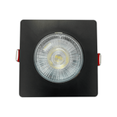 Spot LED 5W Embutir Quadrado Authentic 6500K Preto Avant