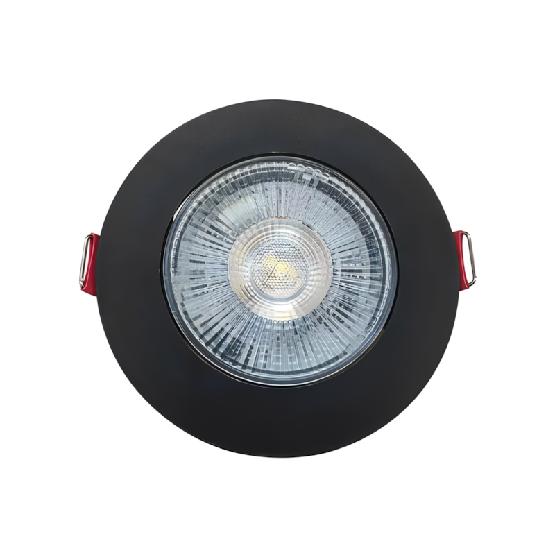 Spot LED 5W Embutir Redondo Authentic 3000K Preto Avant