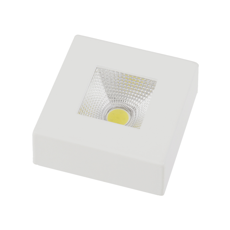 Spot LED 5W Sobrepor Quadrado Authentic 3000K Branco Avant