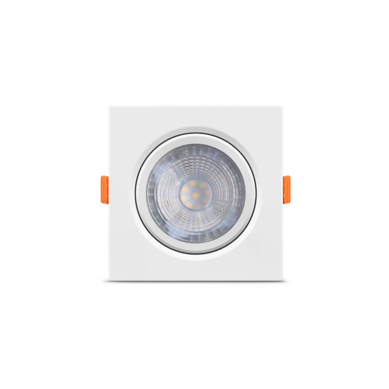 Spot LED 7W Embuitr Quadrado PAR20 3000K Elgin