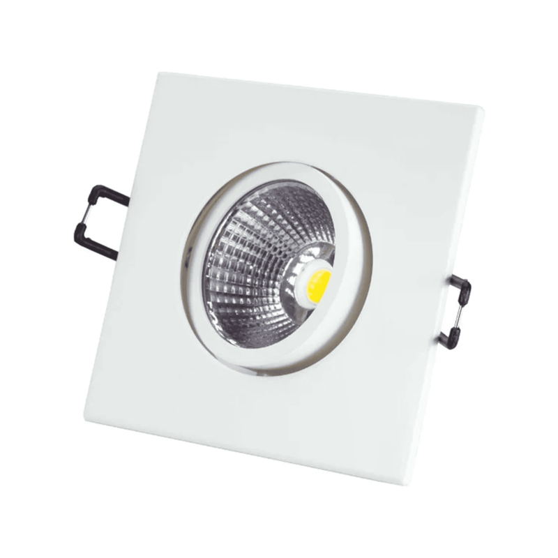 Spot LED 9W Embutir Quadrado 6500K Taschibra 