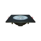 Spot LED Embutir 5W Quadrado Authentic 3000K Preto Avant