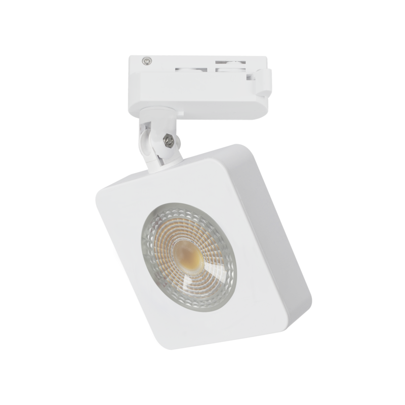 Spot LED para Trilho 10W Authentic Quadrado 6500K Branco Avant 