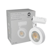 Spot LED para Trilho 10W Authentic Redondo 4000K Branco Avant 