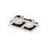 Spot Recuado Frame LED Quadrado 10W 2xMR16 3000K Taschibra