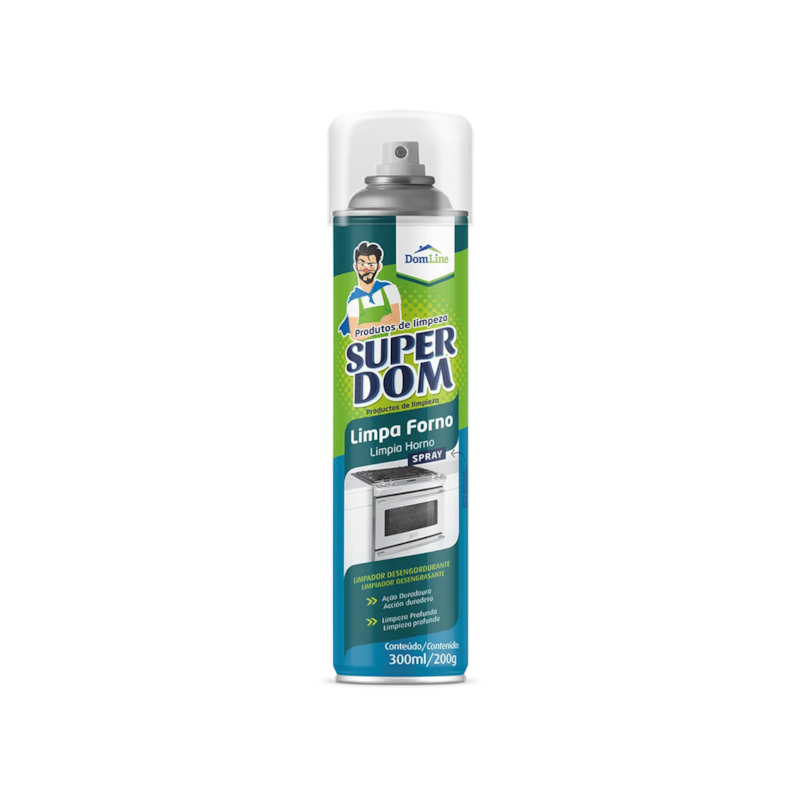 Spray Limpa Forno 300ml Super Dom