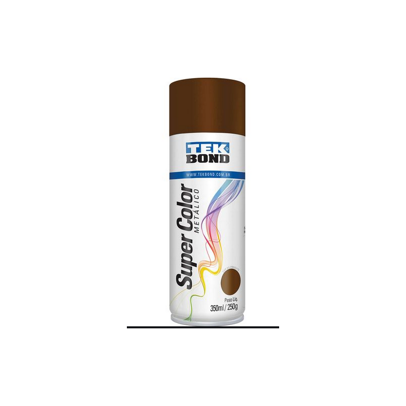 Spray Metálico Bronze 350ml Tekbond