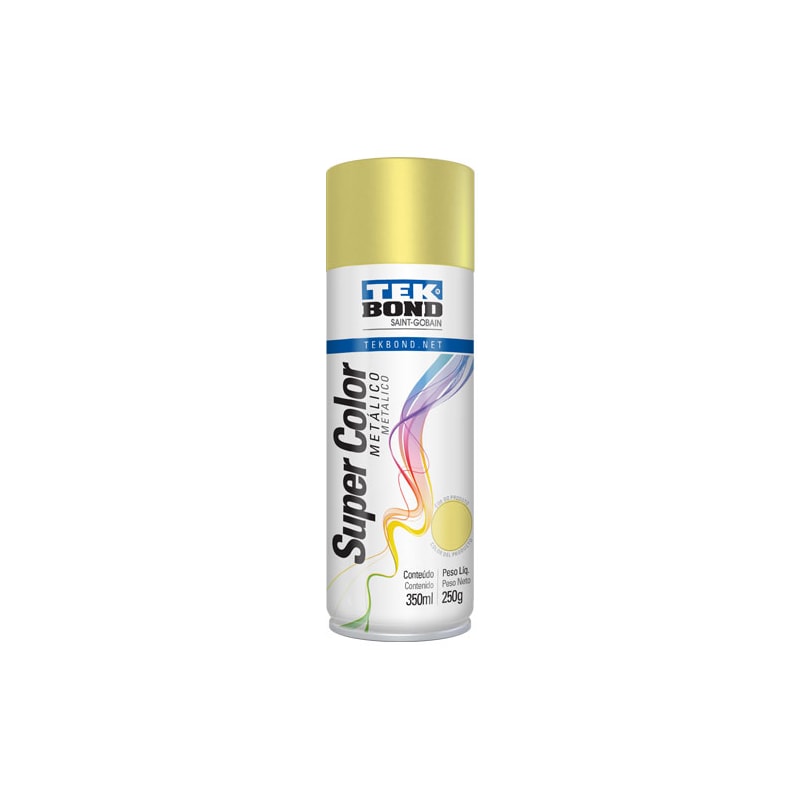 Spray Ouro Metálico 350ml Tekbond