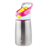Squeeze Infantil Canudo Inox Rosa 295ml Contigo