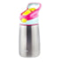 Squeeze Infantil Canudo Inox Rosa 295ml Contigo