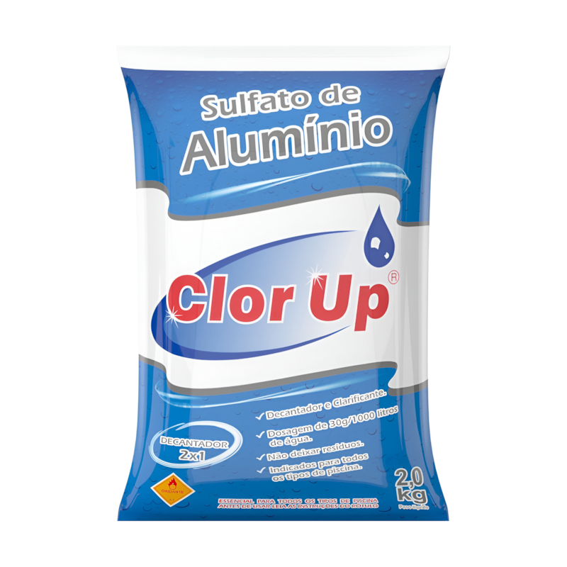 Sulfato de Alumínio 2Kg Clor Up