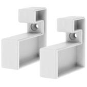 Suporte Lineare Para Prateleira Branco 1 Par Prat-K Suporte Lineare Para Prateleira Branco 1 Par Prat-K