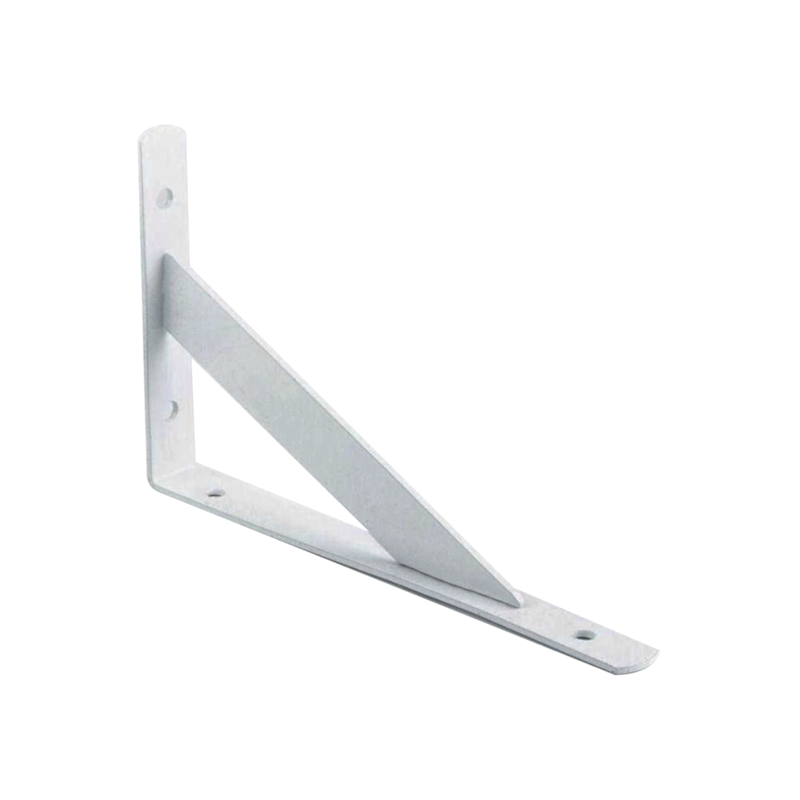 Suporte Mão Francesa 30cm Pesada Branco Fico