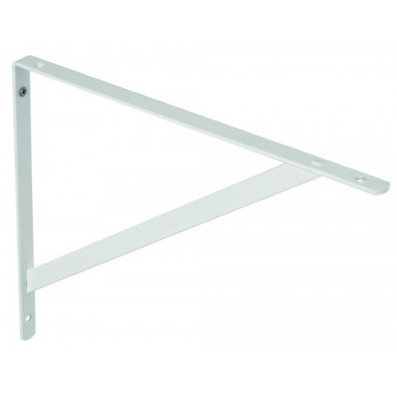 Suporte Para Prateleira Mão Francesa Branco 50cm Prat-K