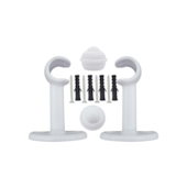 Suporte para Varão de Cortinas 19mm Branco Primafer