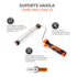 Suporte PRO Gaiola 5A 37mm Tigre