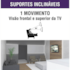 Suporte Universal Inclinável para TV Brasforma