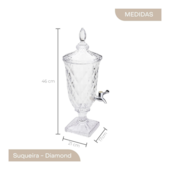 Suqueira Cristal Ecológico Diamond 2L Lyor