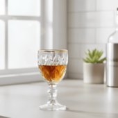 Taça de Licor de Vidro com Fio de Ouro Diamond 60ml Lyor