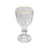Taça de Licor de Vidro com Fio de Ouro Diamond 60ml Lyor