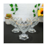 Taça de Sobremesa de Vidro Deli Diamond com Fio de Ouro 170ml Lyor