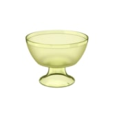 Taça de Sobremesa Luna Cristal Amarelo Ou Taça de Sobremesa Luna Cristal Amarelo Ou
