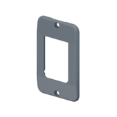 Tampa 1 Tomada + 2 Interruptores Modular Top Condulete Cinza Tigre