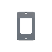 Tampa 1 Tomada + 2 Interruptores Modular Top Condulete Cinza Tigre