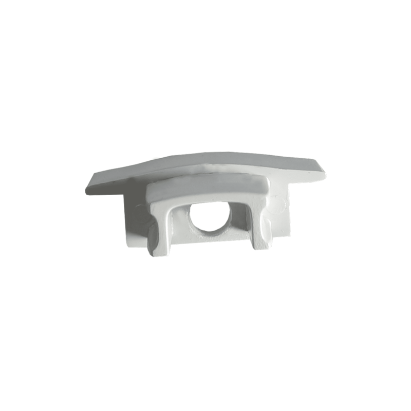 Tampa para Pefil Risqué 2408 com Furo Branco 10 Unidades Avant