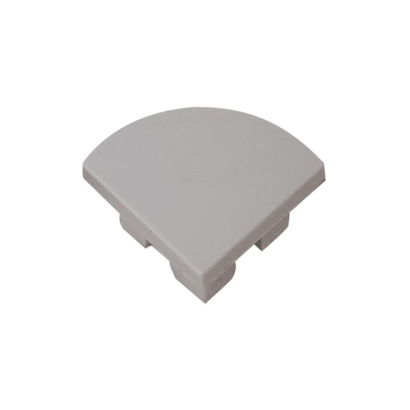 Tampa para Perfil Risque 1313 Cega Branco 10 Unidades Avant