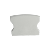 Tampa para Perfil Risqué 1715 Cega Branco 10 Unidades Avant