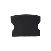 Tampa para Perfil Risqué 1715 Cega Preto 10 Unidades Avant