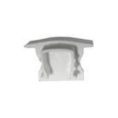 Tampa para Perfil Risqué 2408 Cega Branco 10 Unidades Avant