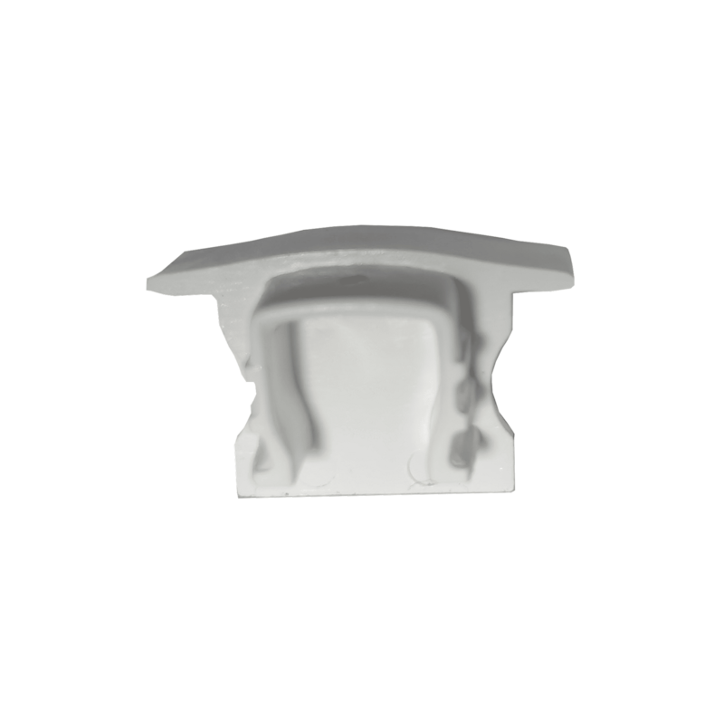 Tampa para Perfil Risqué 2408 Cega Branco 10 Unidades Avant