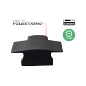 Tampa para Perfil Risqué 2415 Cega Preto 10 Unidades Avant