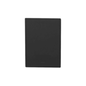 Tampa para Perfil Risqué 3626 Cega Preto 10 Unidades Avant