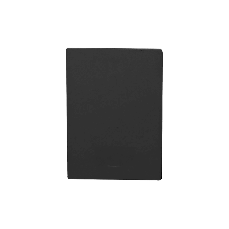 Tampa para Perfil Risqué 3626 Cega Preto 10 Unidades Avant